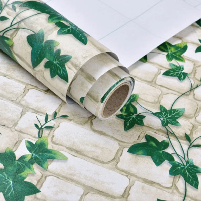 3D Peel and Stick PVC Wallpaper Stone Brick Wall Coating for Interior Decoration