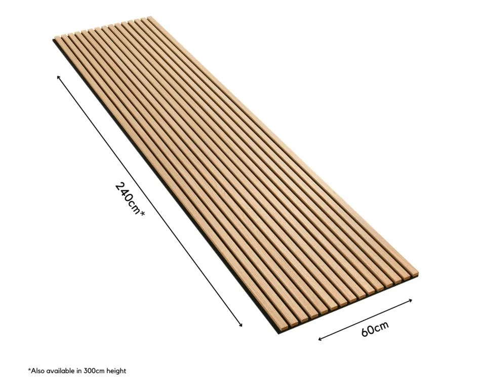 Poliéster Acoustic A2 vigor en Carton Pacakge madera para pared Paneles