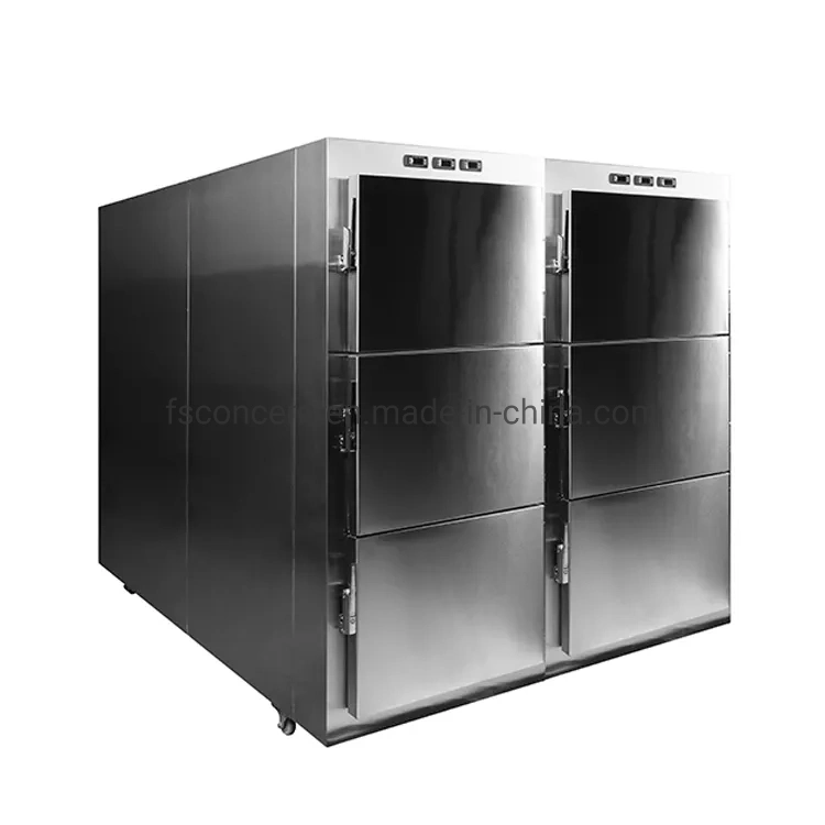 Proveedor de Equipos de funeral Cadáver morgue refrigerador congelador mortuorios de cremación