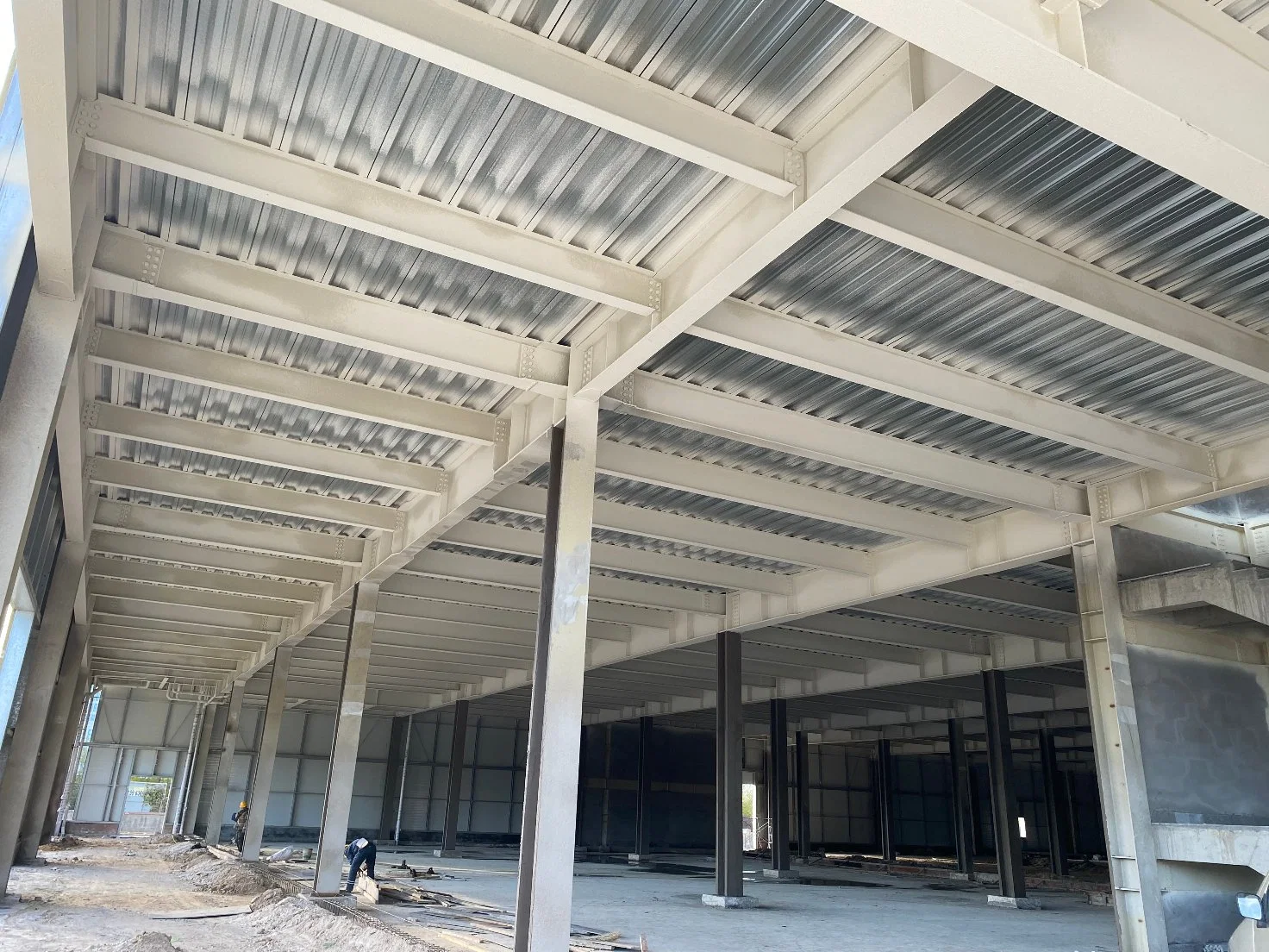 Construção em aço pré-fabricada de baixo custo com a Prefab Metal Shop Mistura de metal para verter