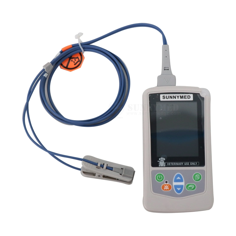 SY-W001n Veterinary Clinic Equipment recargable Handheld Vet SpO2 Veterinary Pulse Oxímetro para animales