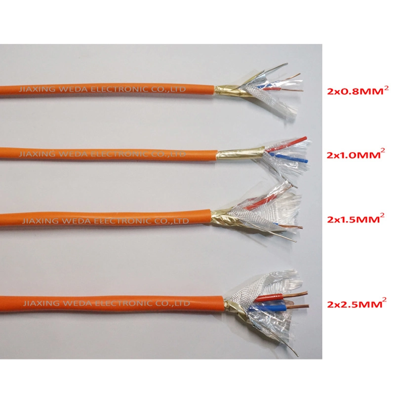 IEC6033 16AWG 14AWG 2 / 4 Core Copper Solid Fire Rated Alarm Cable Fire Resistance Retardant Resistant