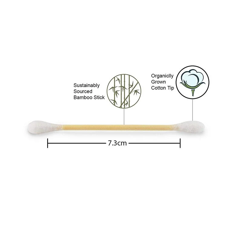 Jm Bamboo Cotton Buds Bamboo Versatile & Eco-Friendly Durable & Compostable Ear Stick