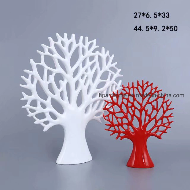 Polyresin Custom Colors Lucky Tree Table Decoration Office Decoration