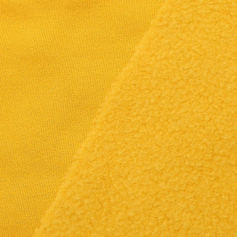 Customized Color Polyester Cotton One Side Brush One Side Anti Pilling Knit Polar Fleece Fabric