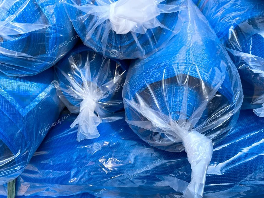 Protection contre les UV 75g de polyéthylène en nylon vert de la pêche à la chambre de séchage de 5 m de l'écran d'insectes en plastique bleu Prix de maillage