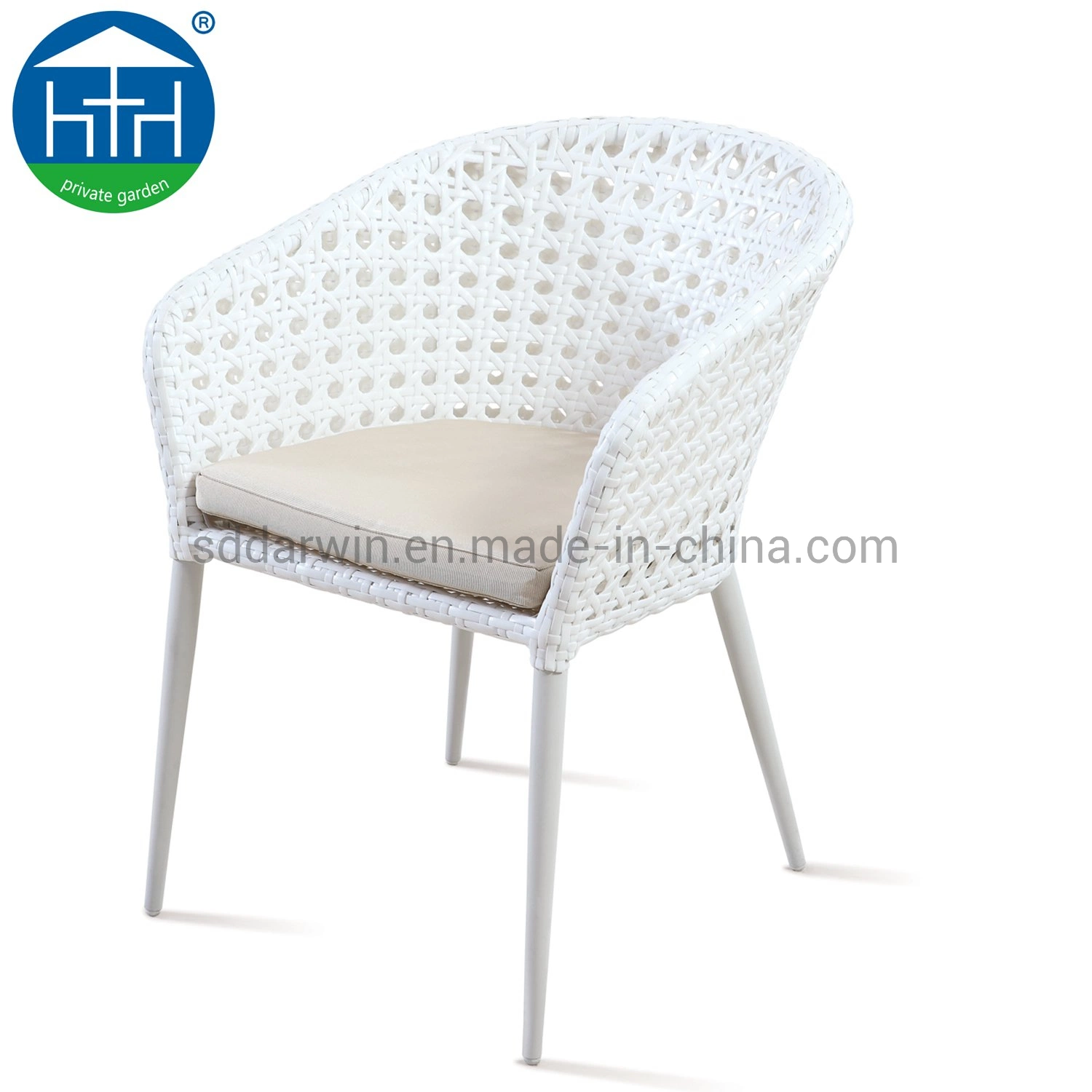 Outdoor Garden Furniture PE Rattan Wicker Balcony Seating Chair and Table