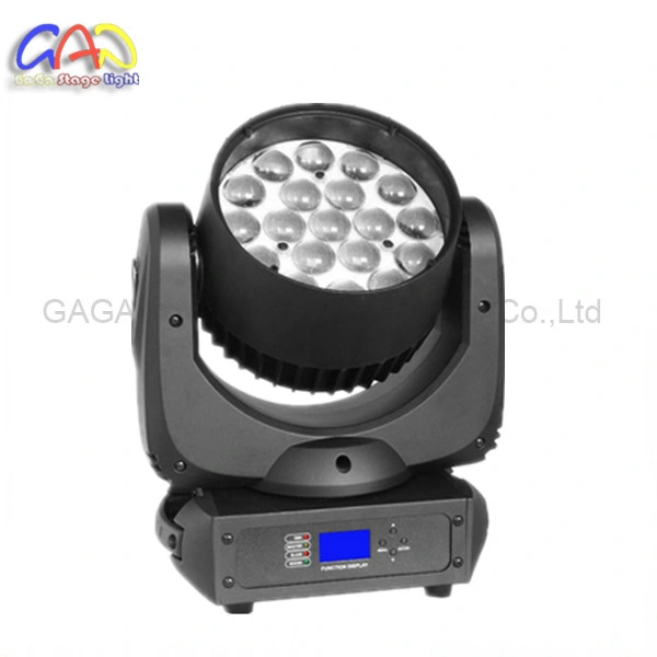 19X12W LED de Osram Zoom cabezal movible de haz de luz