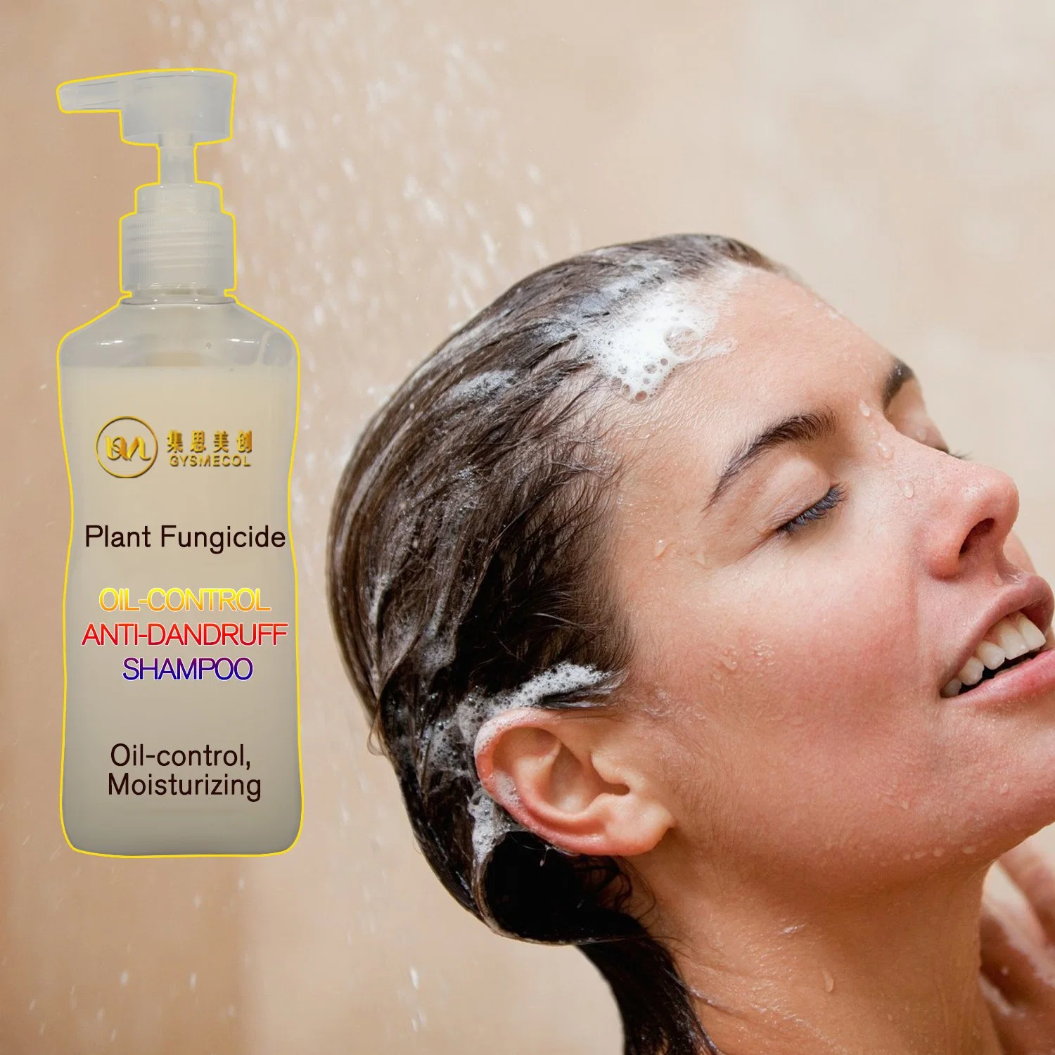 2 em 1 refrescante personalizadas de Tratamento de Cabelo Shampoo de ervas naturais proteger o cabelo com baixa acumulação de cabelos