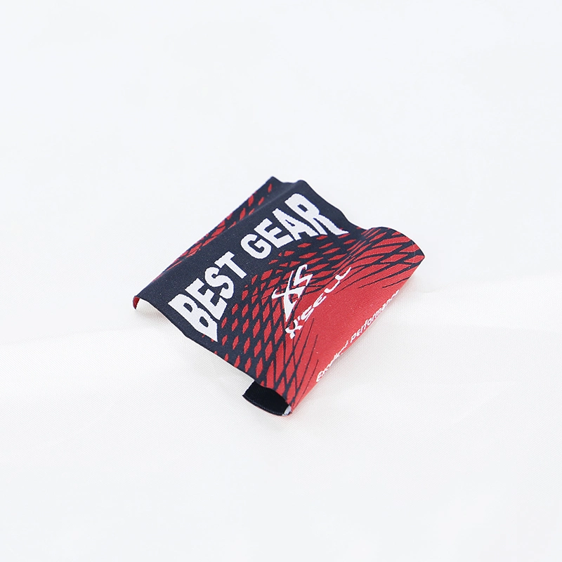 High quality/High cost performance  Full Logo Pattern Custom Woven Label