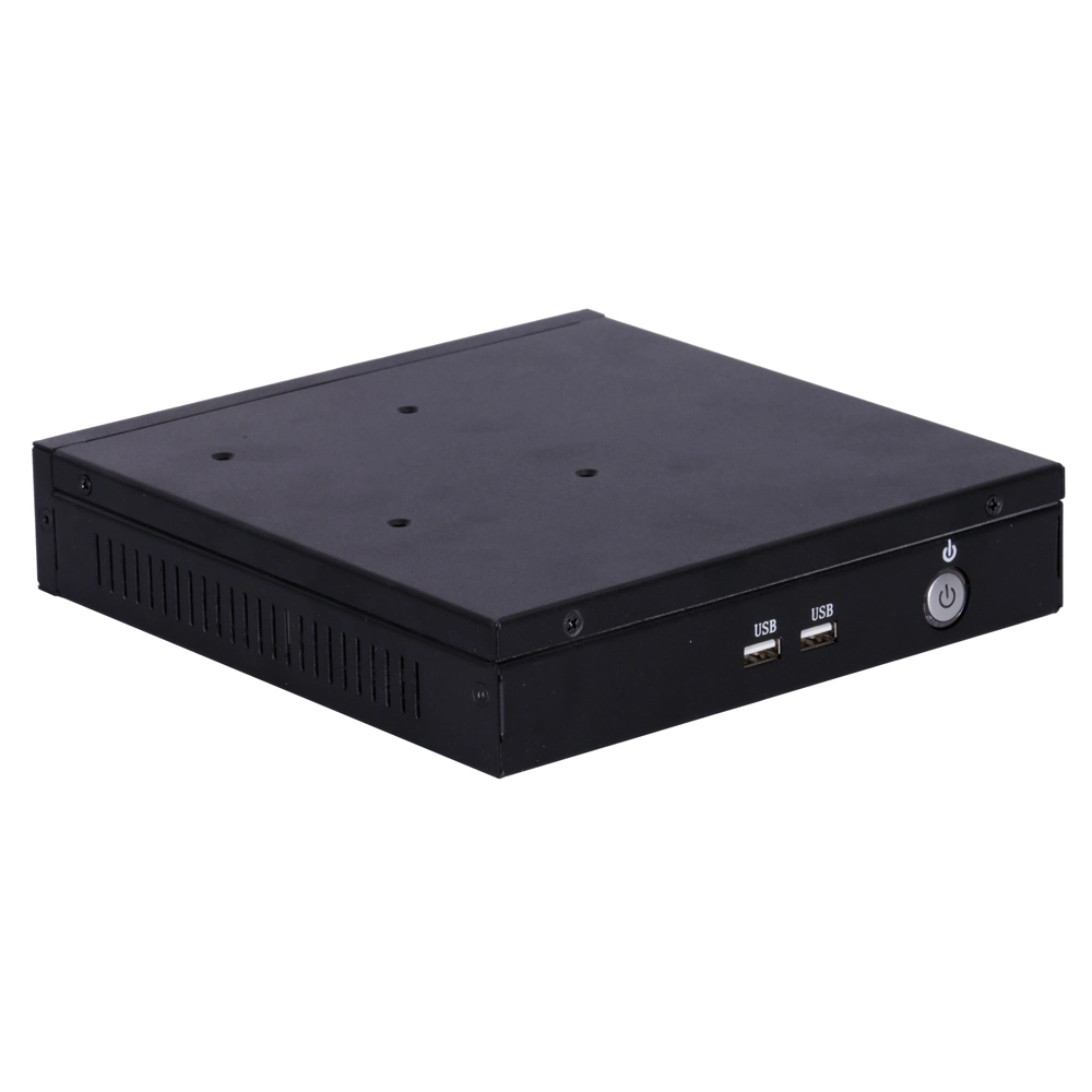 Hot Sale Cheap J1900 Fanless Embedded 4 LAN X86 RJ45 1000m Mini Computer PC VGA for Pfsense Software Bypass