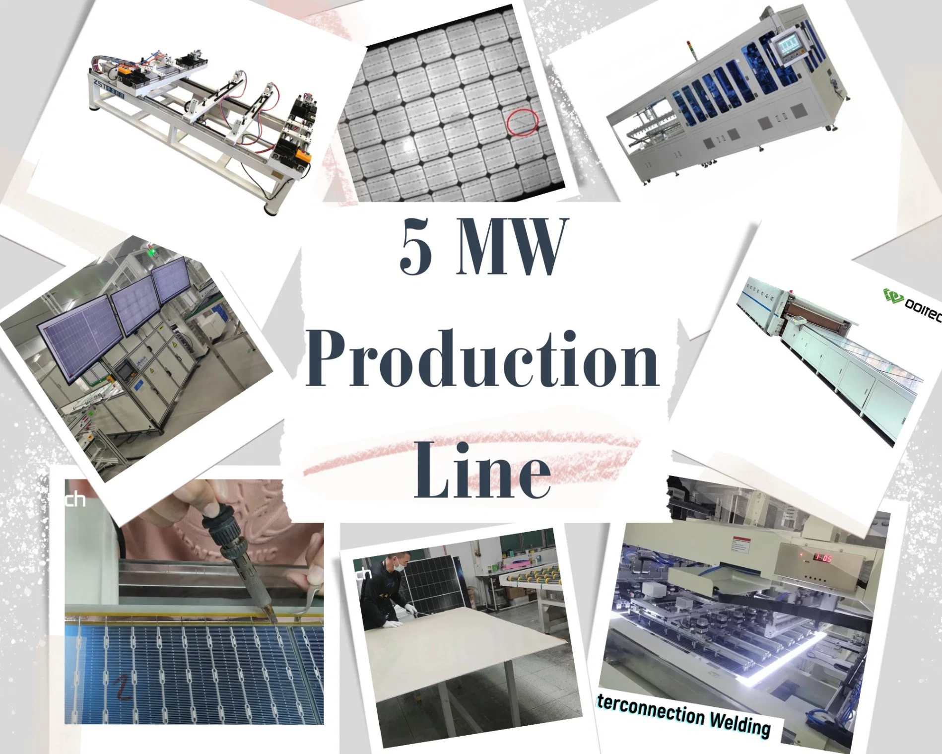 Construction d'un panneau solaire: FABRICANT DE la ligne DE production DE panneaux solaires DE 5 MW