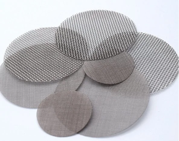 Black Wire Mesh Filter Disc for Plastic Filter, Wire Mesh Cloth