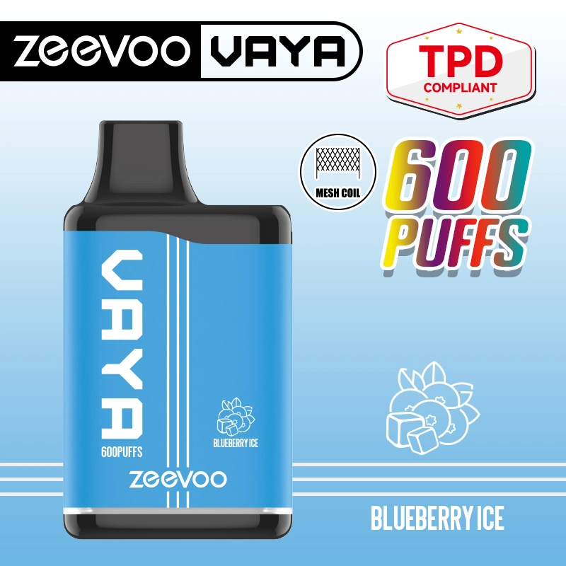 Zeevoo Vaya Vape Bar Vaporizer Newest 600 Puff E Cigeratte Disposable/Chargeable Tpd Vape Pen