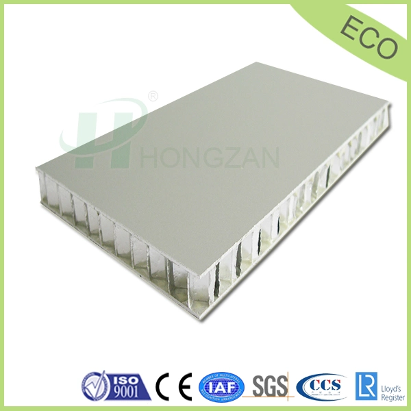 6-30mm Sliver Color Aluminium Honeycomb Panel para cortina Wall