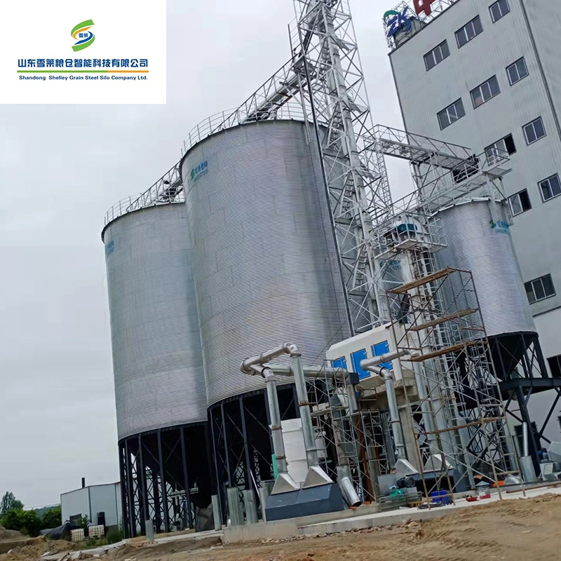 Storage Steel Assembly Galvanized Steel Bolted Hopper Grain Silo