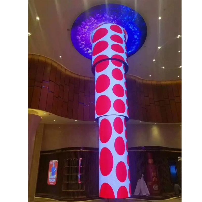 P2.5 HD Design Customized Soft Full Color Advertising SMD Flexible Creative LED Panel Display