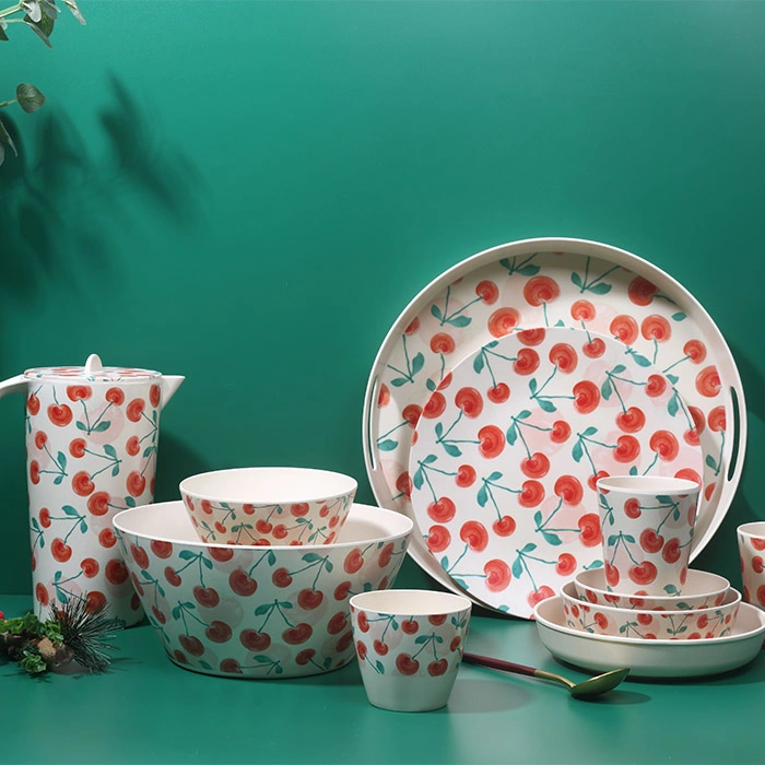 RPET Material Customized China Dishes Modern Design Wholesale/Supplier Dinner Set