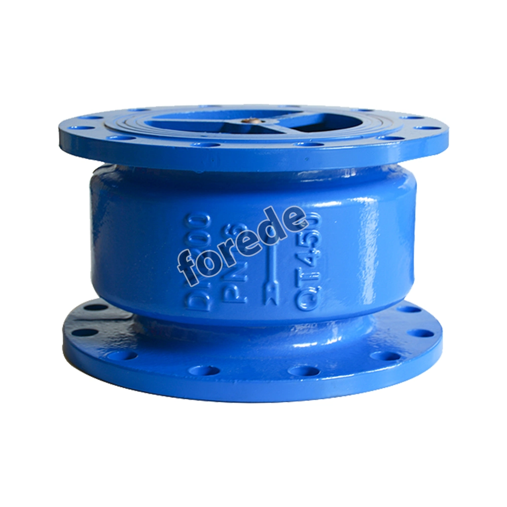 Ductile Iron One Way Hydraulic Non Return Check Valve for Pipeline