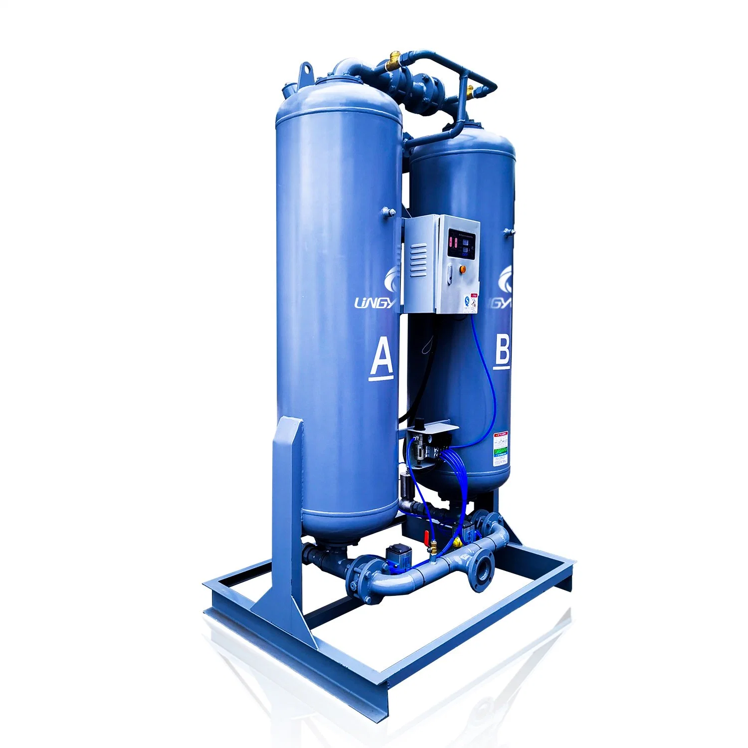 Lingyu Brand -40 Degree Dew Point Regenerative Desiccant Air Dryer Industrial Air Compressor Blow Dryer