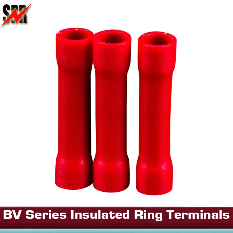 BV Series Insulated Ring Terminals/Ring Terminals/Pre Terminal-RV Terminal Crimp Cable Lug Power Terminals/BV Series Insulated Butt Terminals