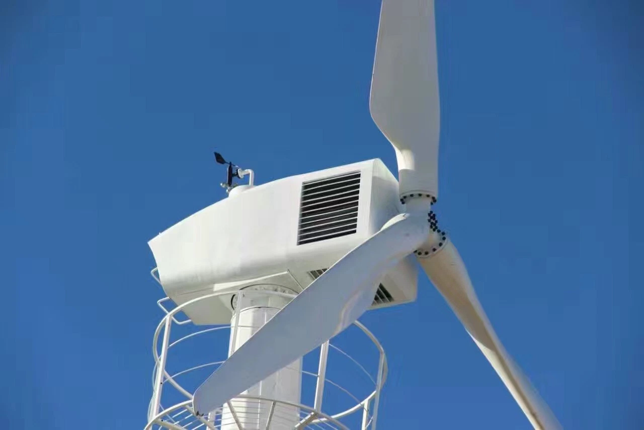 Horizontal 50kw AC 380V 50Hz Household Big Power Wind Turbine Geneator