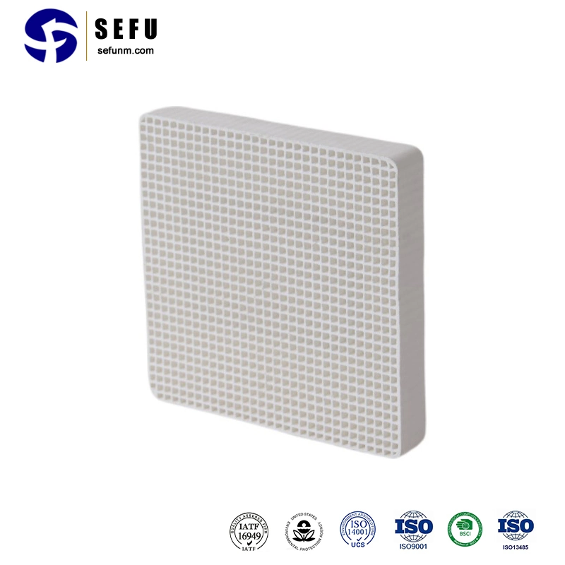 Gießen Keramikplatte Lieferant Geschmolzenes Metall Filtration Honeycomb Square Honeycomb Filter