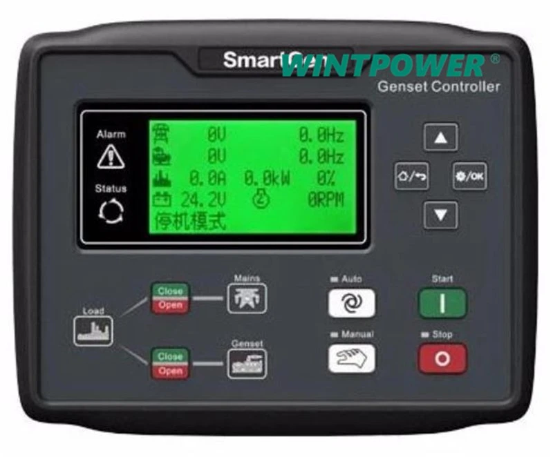 Smartgen Genset Controller Hgm1780 Hgm3110 Hgm5110 Hgm5220 Hgm6120 Hgm7320 Hgm7420 Generator Control Panel