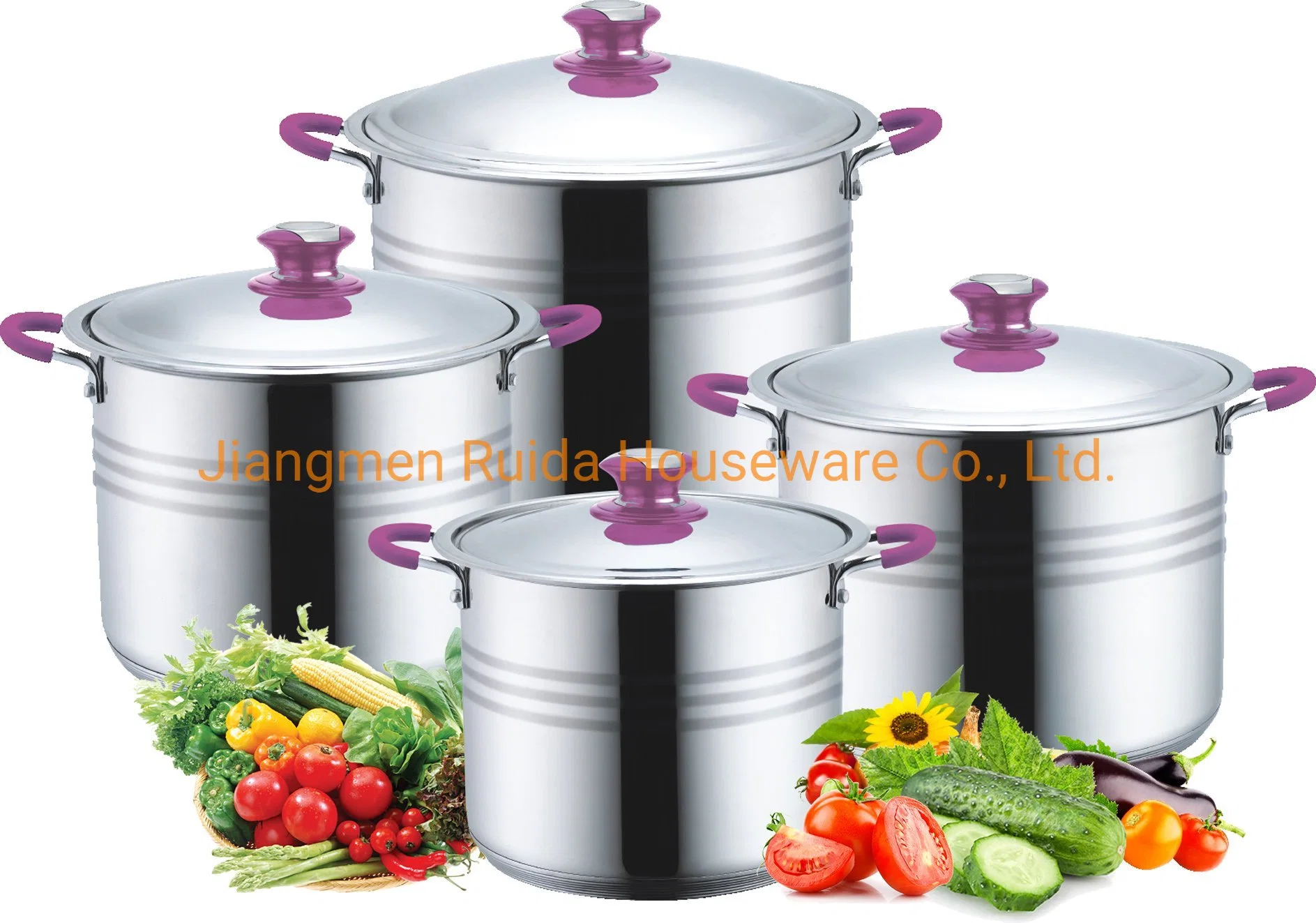 Stainless Steel Stock Pot Cookware in Various Sizes Are Available Cookware Set Kitchen Ware