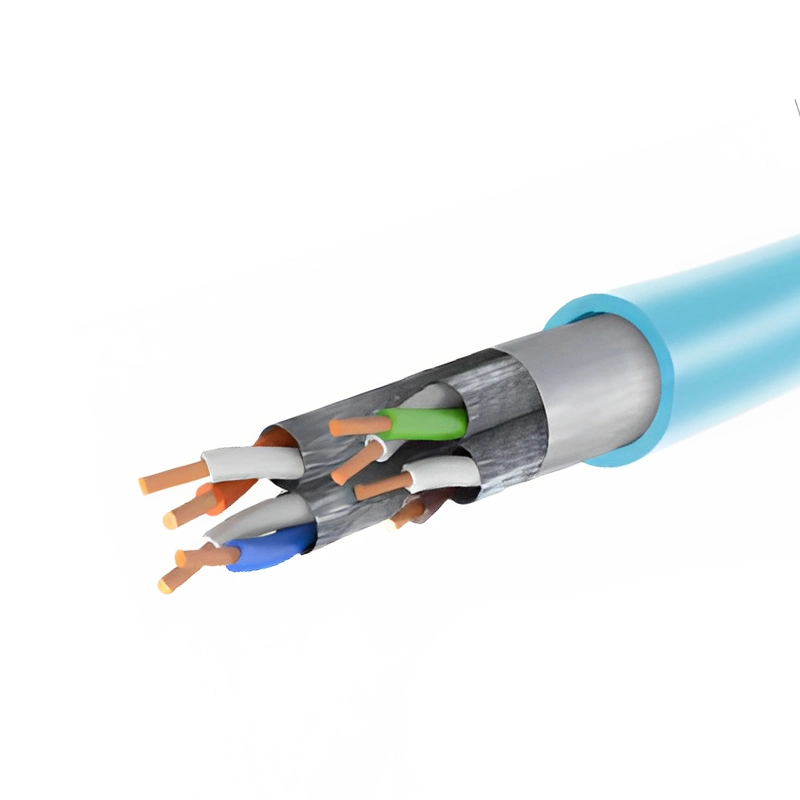 Wholesale/Supplier Shielded OEM Solid Bare Copper/23 AWG CAT8 high speed Category 8 LAN Cable