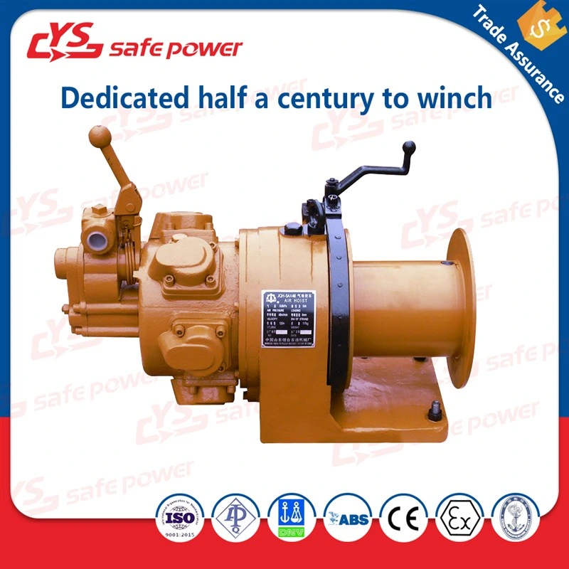 0.5ton Piston-Type Air Winch Remote Control Boat Lift Winch