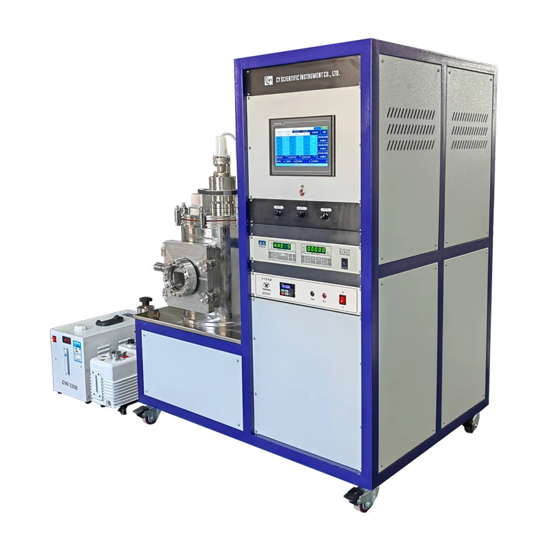 Three Source High Vacuum Evaporation Coater