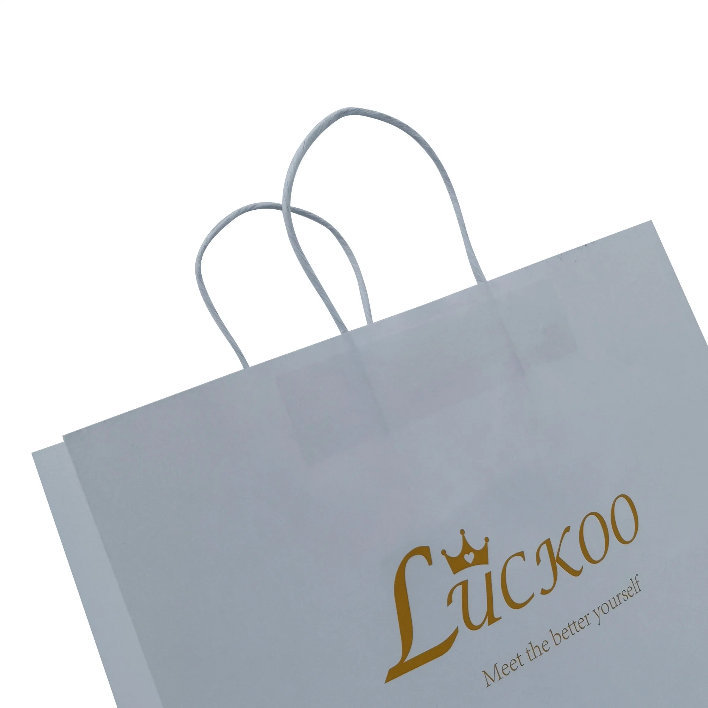 Short Handle Personalized Promotion Advertising Paper Bag with Logo