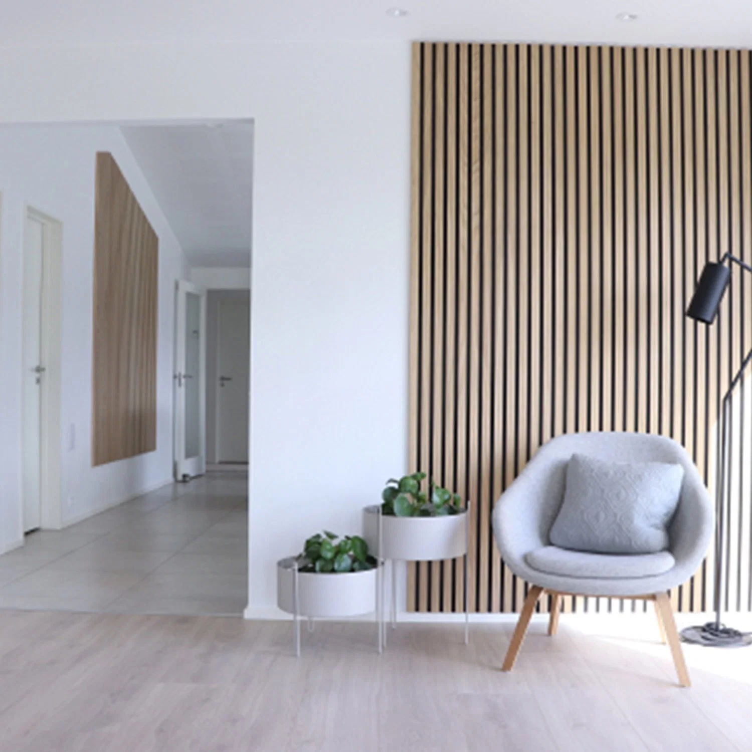 Wall Sound Panels Factory Home Decorative Timber Indoor Slatted Wood Cladding Decoration