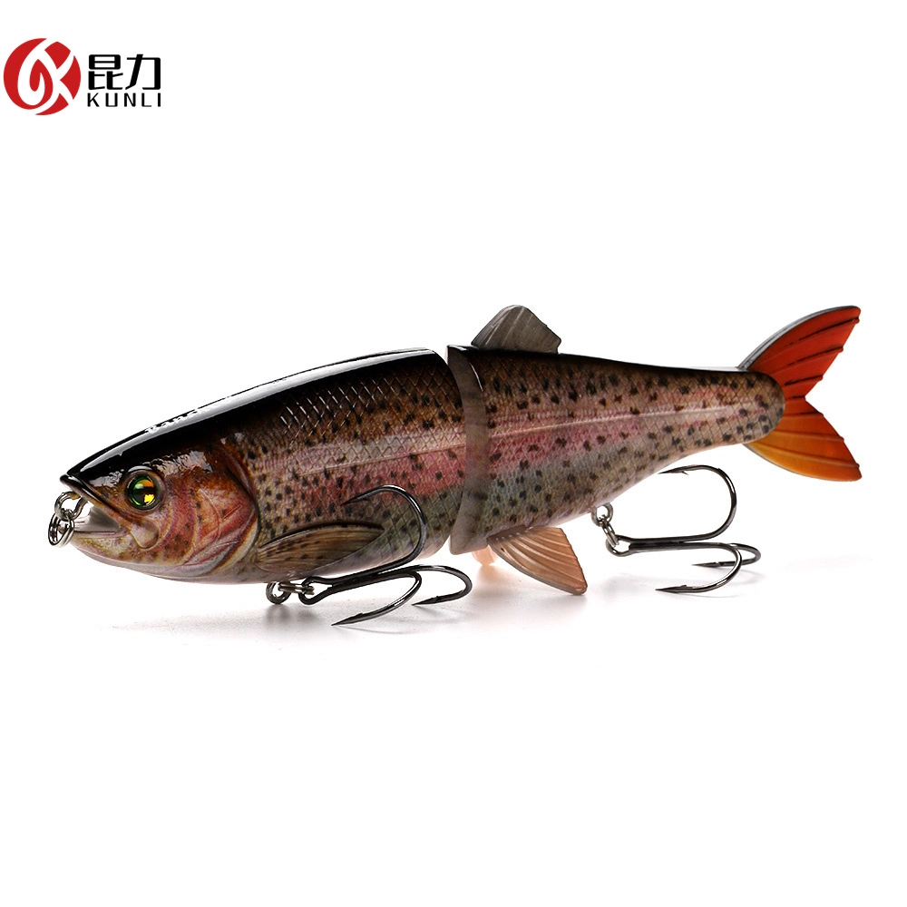 Caliente Doble Ungido 3D ojos nadar Bait Lake River Ocean Pesca Lure ABS plástico firme gancho Colorful 90g/200mm aparejo de pesca