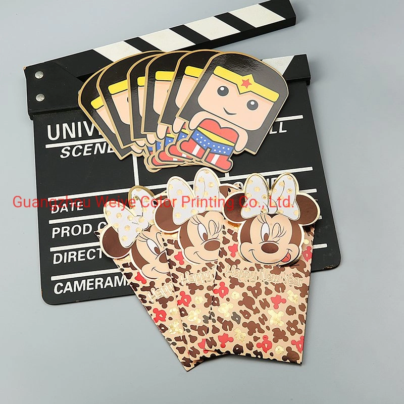 China Supplier Custom Printing Service Lucky Promotion Gift Red Envelope