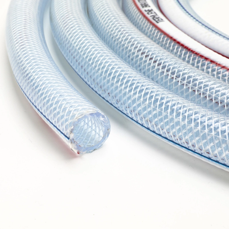 Factory Direct Supply PVC Transparent Hose Plastic Fiber Reinforced Cable Pipe