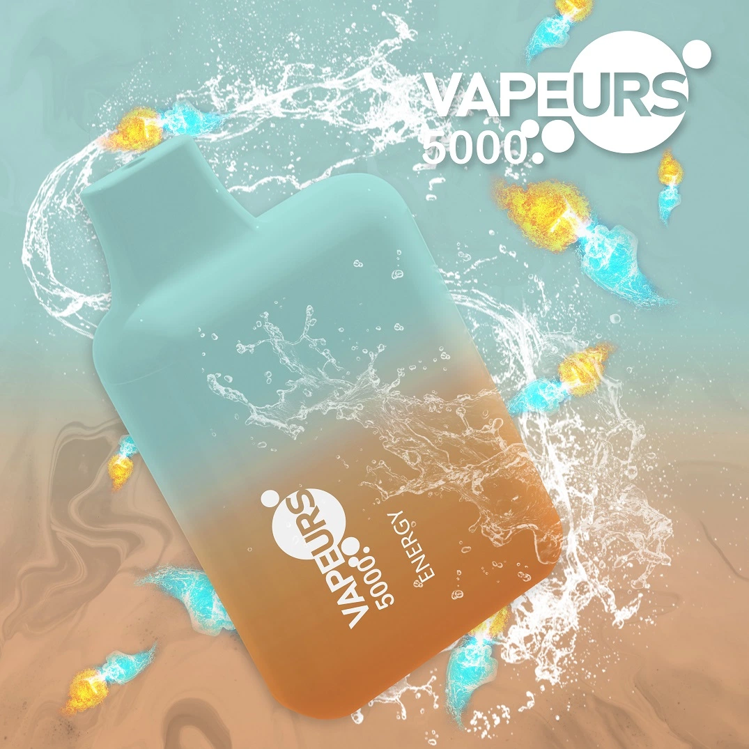 الولايات المتحدة الأمريكية بيع أكثر Vapeurs 5000 أطواق 5 ٪ نيكوتين الإلكترولين القابل للتفتت السجائر