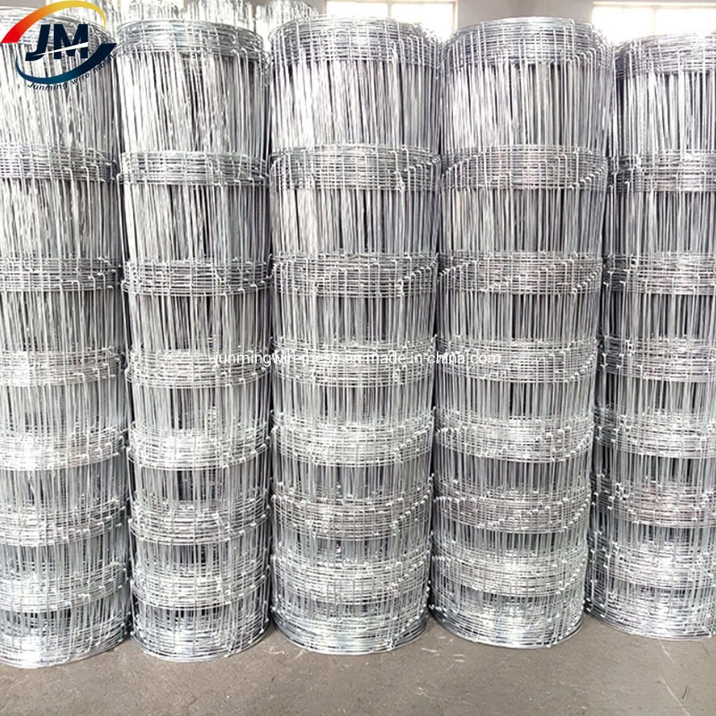 Hot Dipped Galvanized Fixed Knot Hinge Joint Fence/Field/Farm/Cattle Deer Horse Sheep Wire Mesh Fence 5 6 7 8FT for Grassland