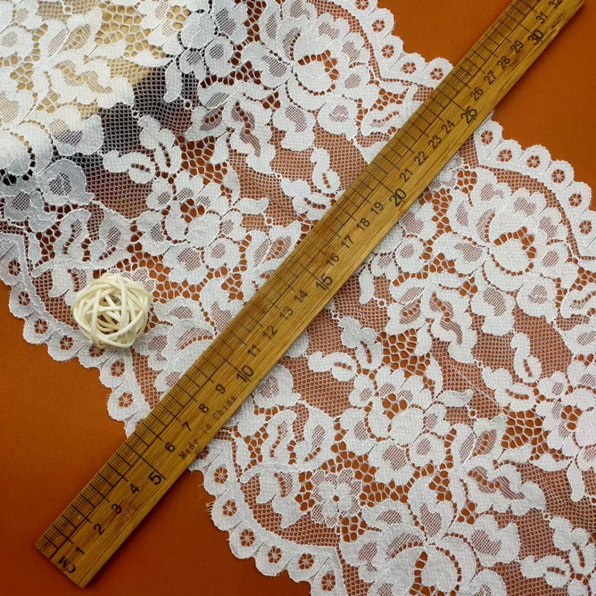 X3512 Fashion New Women Casual Elastic Weeding Trim Lace