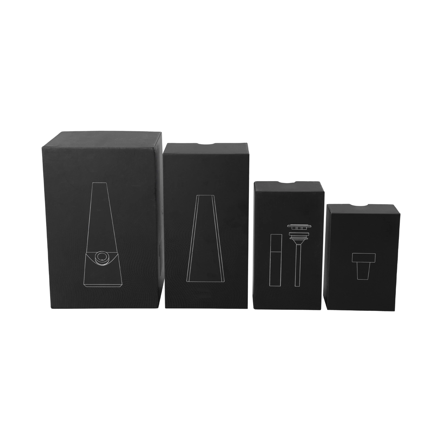 High quality/High cost performance Customized Packaging Boxes and High-End Gift Boxes in China with Black Silver Stamping Technology