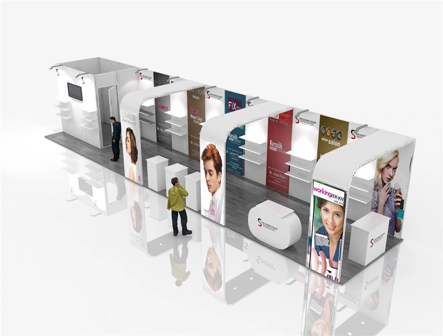 Photo Booth cas Trade Show Stand avec profil en aluminium