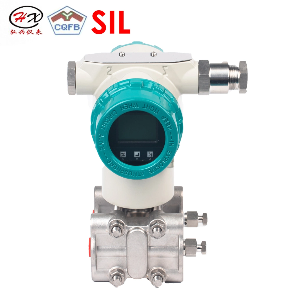 China Explosion Proof Differential Pressure Transmitter 4-20mA + Hart Digital Display