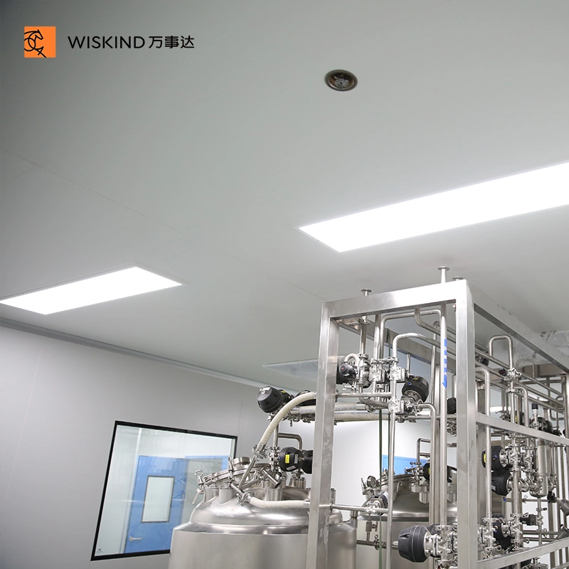 Magnetic Installation Low-Energy LED Cleanroom Ceiling Light Panels Iamp for High-Performance Clean Room