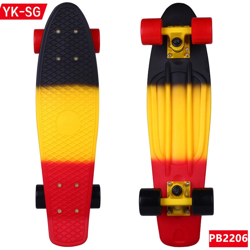 2022 New PP Plastic Skateboard 22 Inch Penny Board Toy for Kids