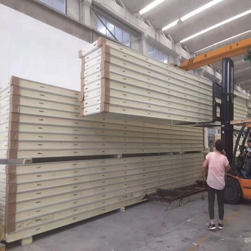 100 mm Thickness Cold Room Storage Insulation Polyurethane Sandwich Panels