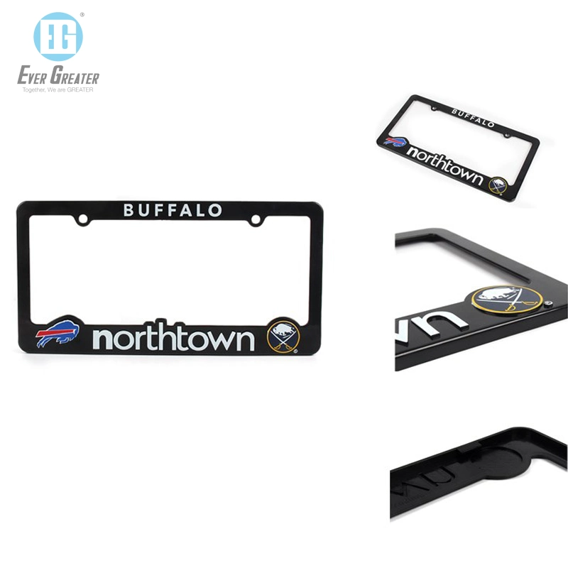 New Customized Car Number Metal License Plate Plastic Frame