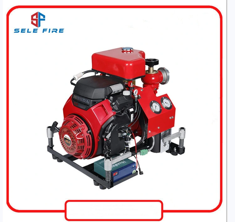 Portable Mobile Fire Pump with 25HP Diesel Engine