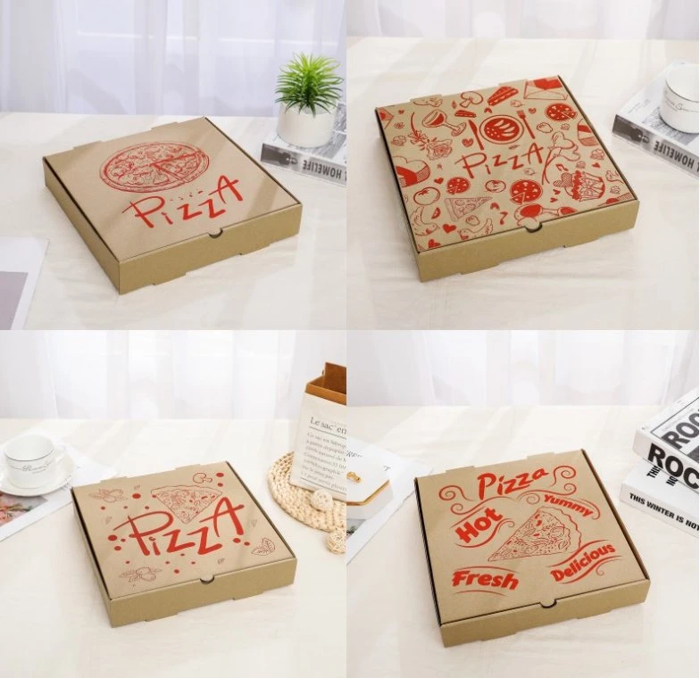 Custom Pizza Box Paper Food Box Pizza Package Box Wholesale/Supplier Good Quality