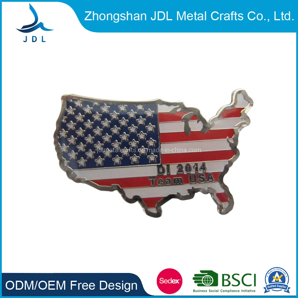 Factory Direct Sale Custom Soft Enamel Military Stars Badge Lapel Pin (031)